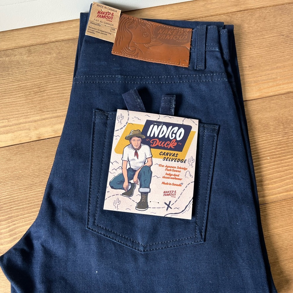Naked & Famous Indigo Duck Selvedge Easy Guy